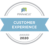 Customer Experience Pinnacle Award Logo 2020