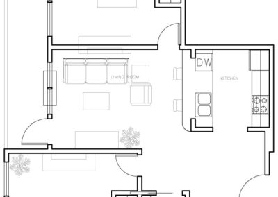 Avamere at Cascadia Village 2 Bedroom 875 sq ft floor plan